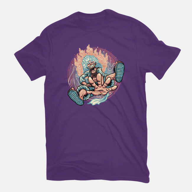 Awakened Pirate King-Youth-Basic-Tee-glitchygorilla