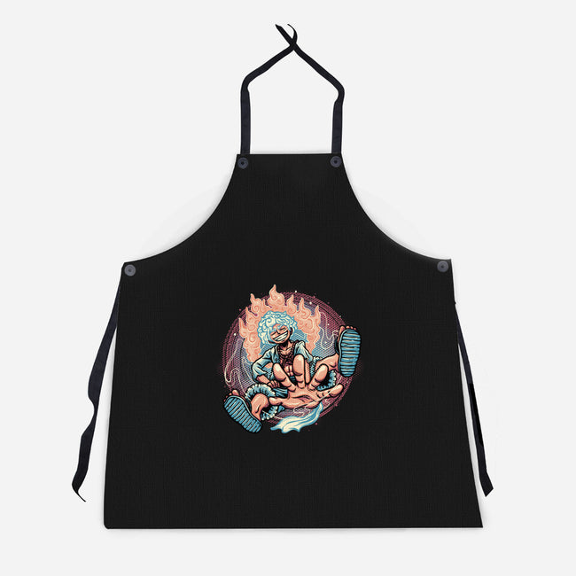 Awakened Pirate King-Unisex-Kitchen-Apron-glitchygorilla