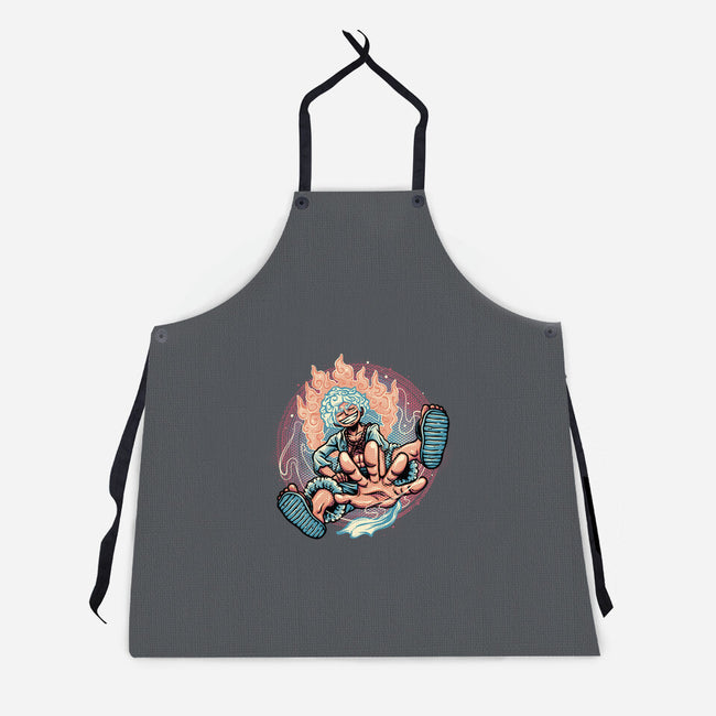 Awakened Pirate King-Unisex-Kitchen-Apron-glitchygorilla