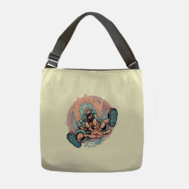 Awakened Pirate King-None-Adjustable Tote-Bag-glitchygorilla