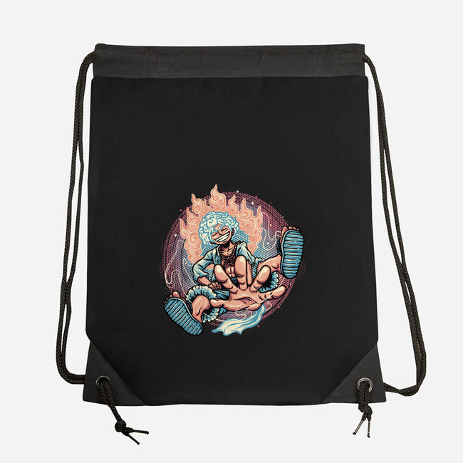 Awakened Pirate King-None-Drawstring-Bag-glitchygorilla