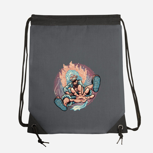 Awakened Pirate King-None-Drawstring-Bag-glitchygorilla