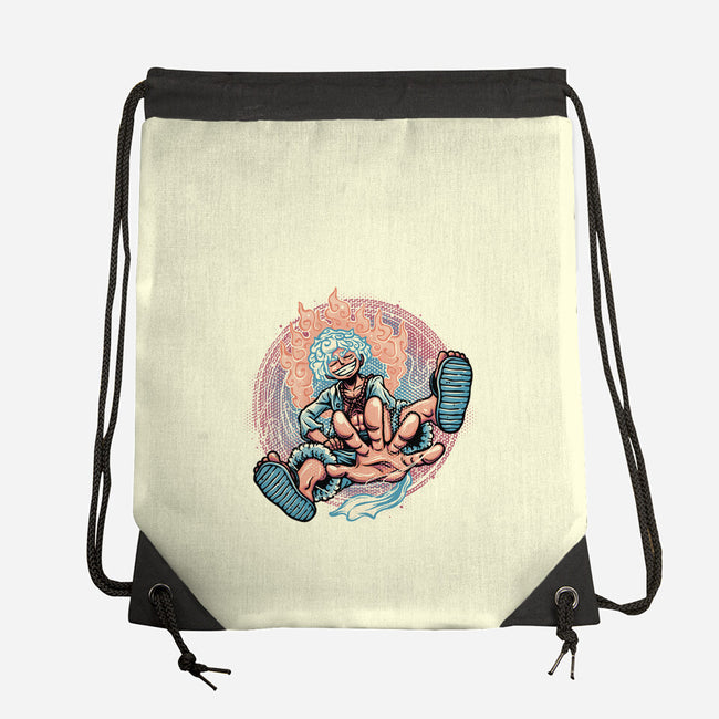 Awakened Pirate King-None-Drawstring-Bag-glitchygorilla