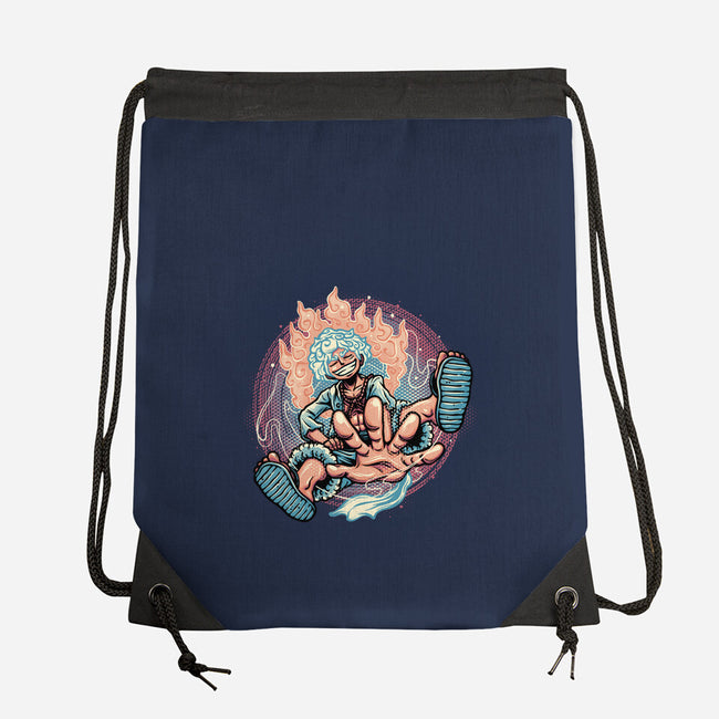 Awakened Pirate King-None-Drawstring-Bag-glitchygorilla