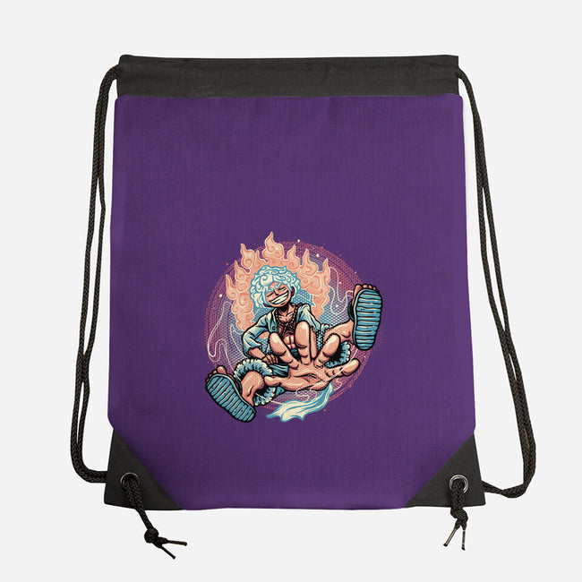 Awakened Pirate King-None-Drawstring-Bag-glitchygorilla