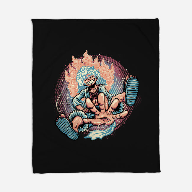 Awakened Pirate King-None-Fleece-Blanket-glitchygorilla