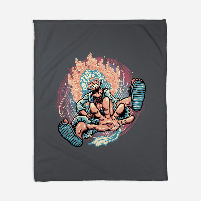 Awakened Pirate King-None-Fleece-Blanket-glitchygorilla