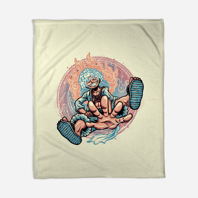 Awakened Pirate King-None-Fleece-Blanket-glitchygorilla