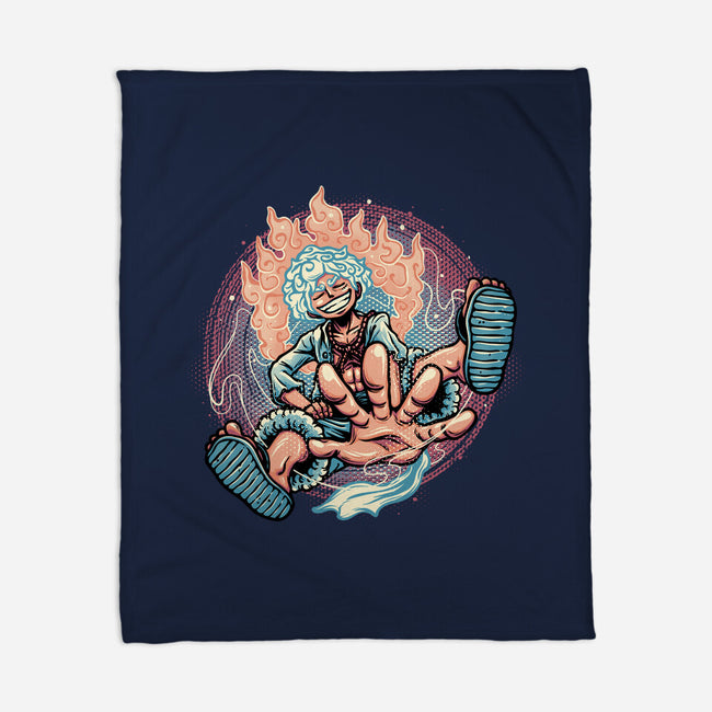 Awakened Pirate King-None-Fleece-Blanket-glitchygorilla
