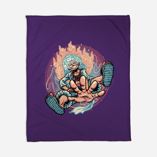 Awakened Pirate King-None-Fleece-Blanket-glitchygorilla