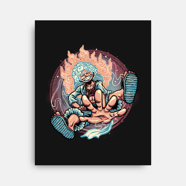 Awakened Pirate King-None-Stretched-Canvas-glitchygorilla