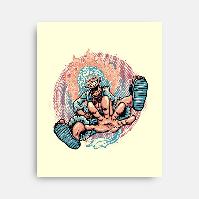 Awakened Pirate King-None-Stretched-Canvas-glitchygorilla