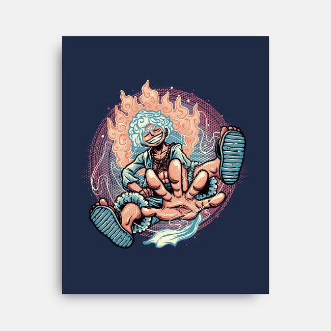 Awakened Pirate King-None-Stretched-Canvas-glitchygorilla