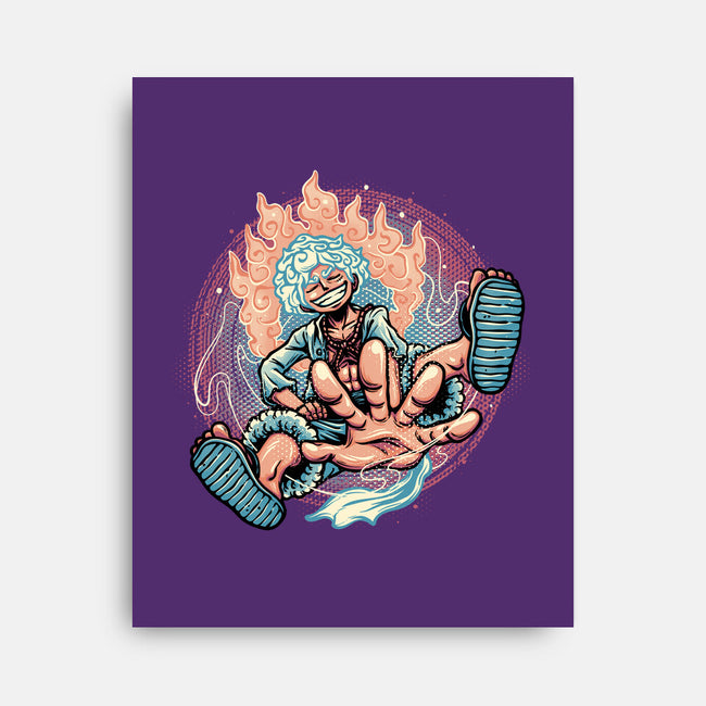 Awakened Pirate King-None-Stretched-Canvas-glitchygorilla