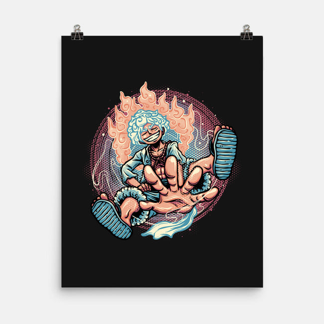 Awakened Pirate King-None-Matte-Poster-glitchygorilla