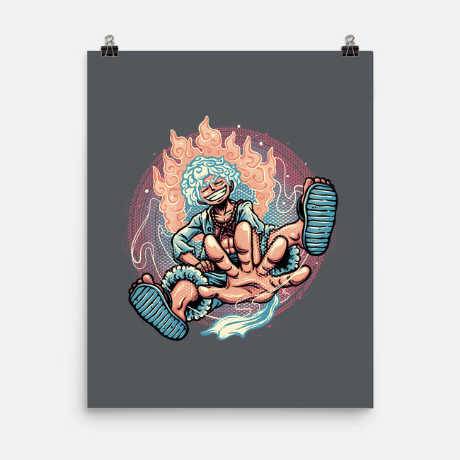 Awakened Pirate King-None-Matte-Poster-glitchygorilla