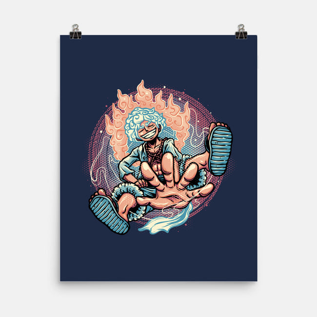 Awakened Pirate King-None-Matte-Poster-glitchygorilla