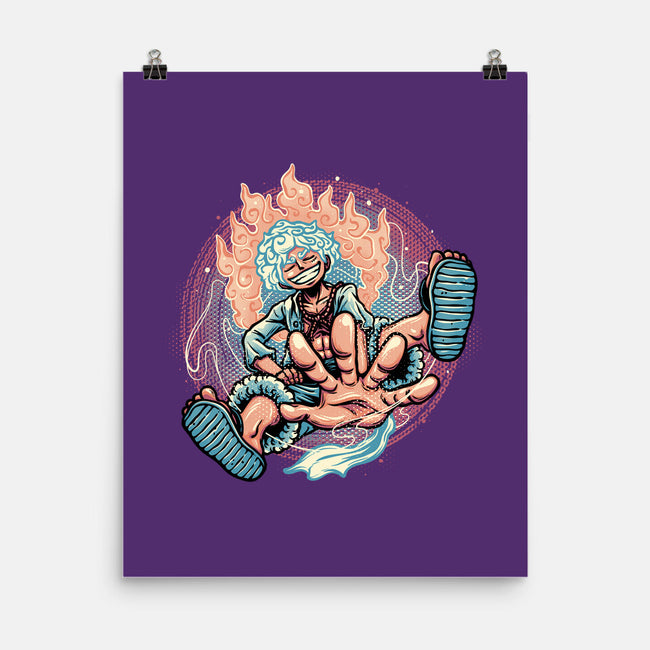 Awakened Pirate King-None-Matte-Poster-glitchygorilla