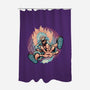 Awakened Pirate King-None-Polyester-Shower Curtain-glitchygorilla