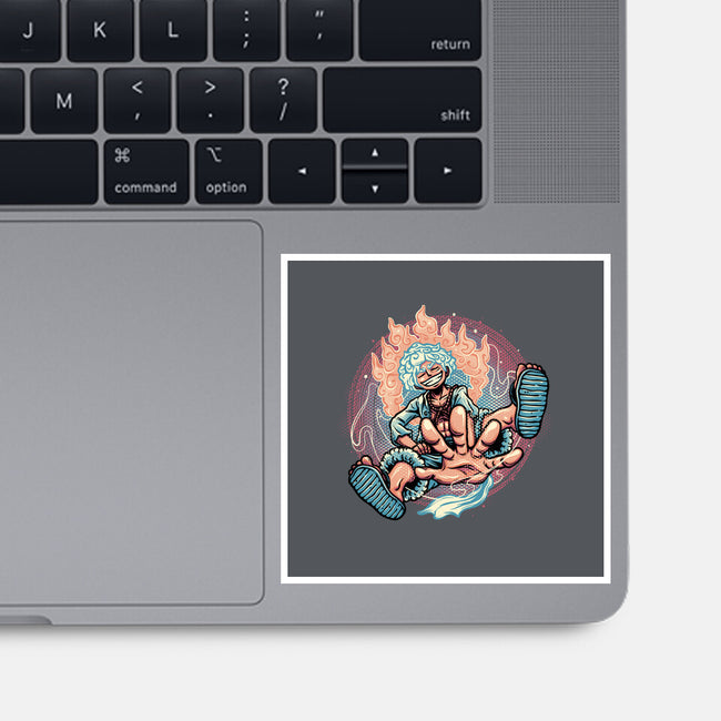 Awakened Pirate King-None-Glossy-Sticker-glitchygorilla