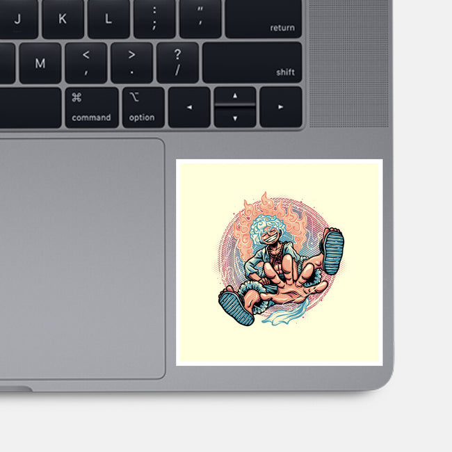 Awakened Pirate King-None-Glossy-Sticker-glitchygorilla