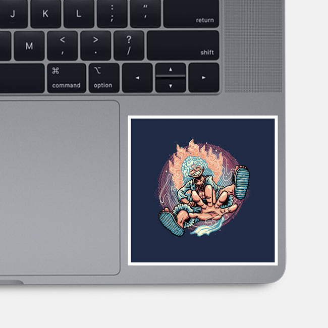 Awakened Pirate King-None-Glossy-Sticker-glitchygorilla