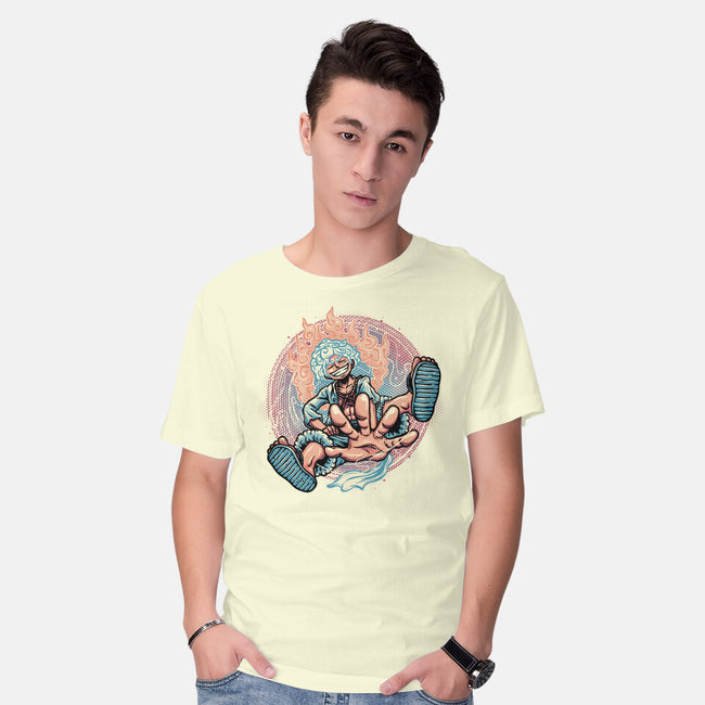Awakened Pirate King-Mens-Basic-Tee-glitchygorilla