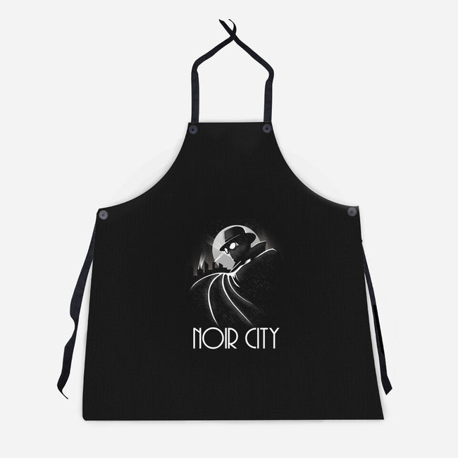 Noir City-Unisex-Kitchen-Apron-dandingeroz