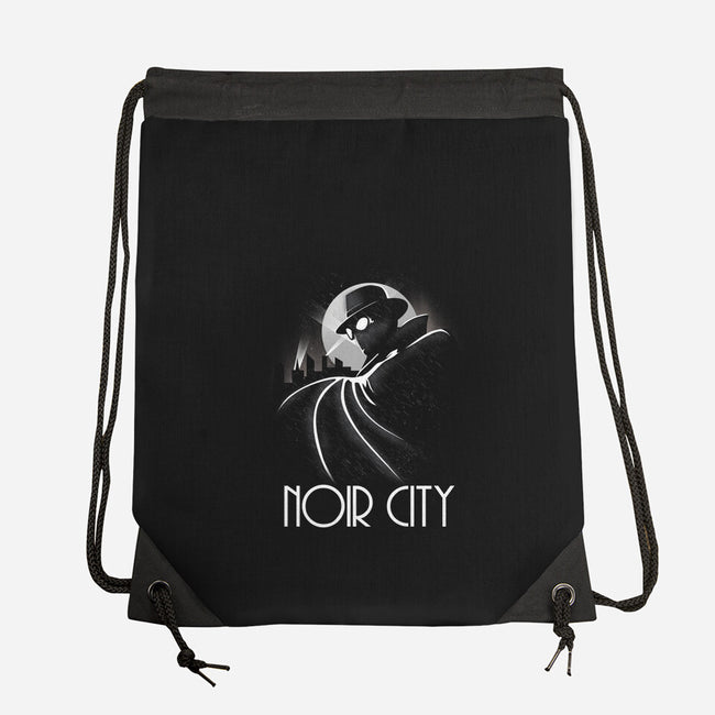 Noir City-None-Drawstring-Bag-dandingeroz