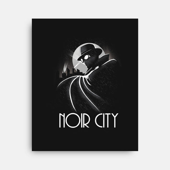 Noir City-None-Stretched-Canvas-dandingeroz