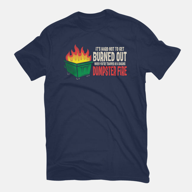 Dumpster Fire-Womens-Basic-Tee-turborat14