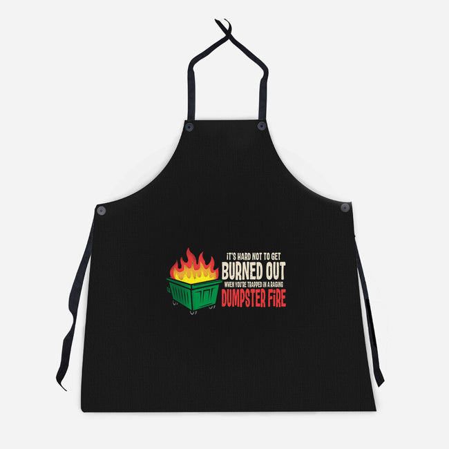 Dumpster Fire-Unisex-Kitchen-Apron-turborat14