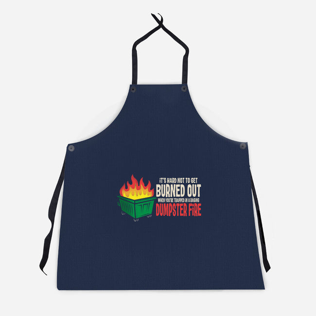 Dumpster Fire-Unisex-Kitchen-Apron-turborat14