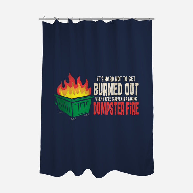 Dumpster Fire-None-Polyester-Shower Curtain-turborat14