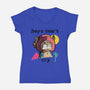 Boys Don't Cry-Womens-V-Neck-Tee-nickzzarto