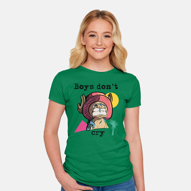 Boys Don't Cry-Womens-Fitted-Tee-nickzzarto