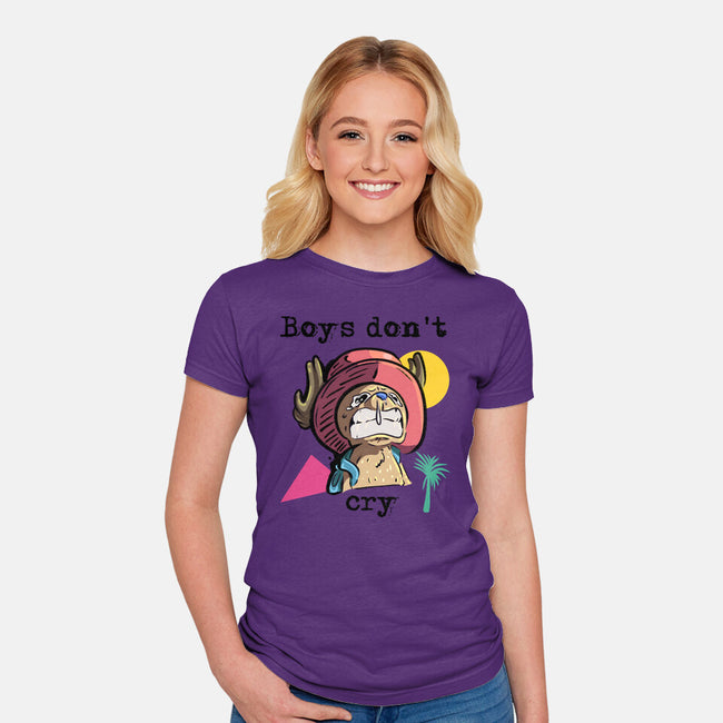 Boys Don't Cry-Womens-Fitted-Tee-nickzzarto