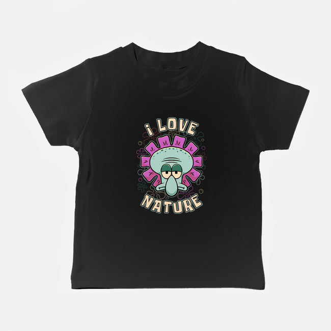 Squid Flower Spring-Baby-Basic-Tee-Studio Mootant