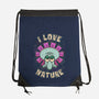 Squid Flower Spring-None-Drawstring-Bag-Studio Mootant