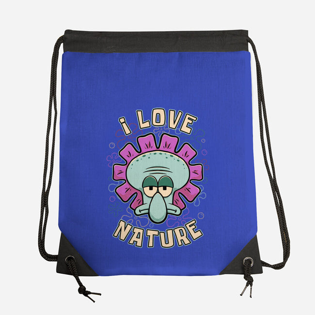 Squid Flower Spring-None-Drawstring-Bag-Studio Mootant