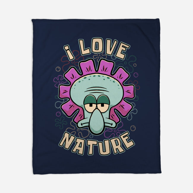 Squid Flower Spring-None-Fleece-Blanket-Studio Mootant