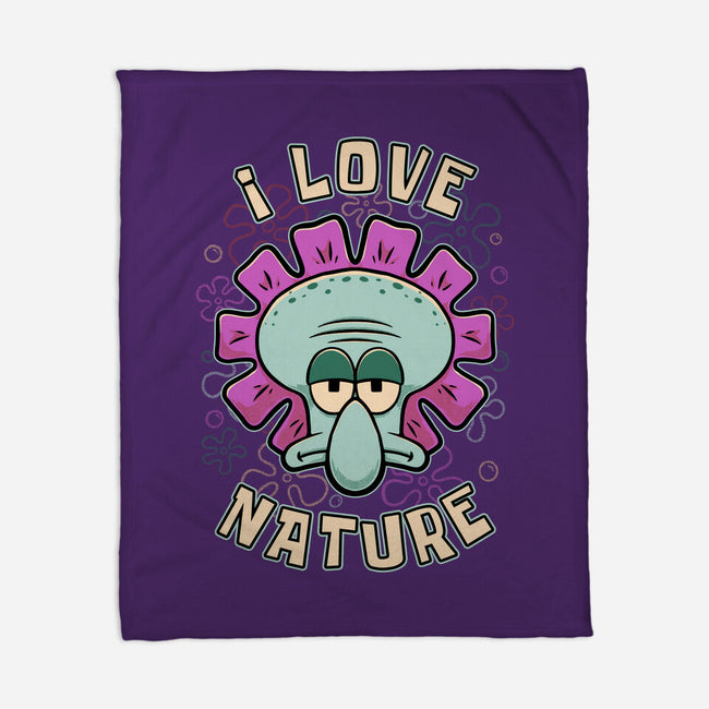 Squid Flower Spring-None-Fleece-Blanket-Studio Mootant