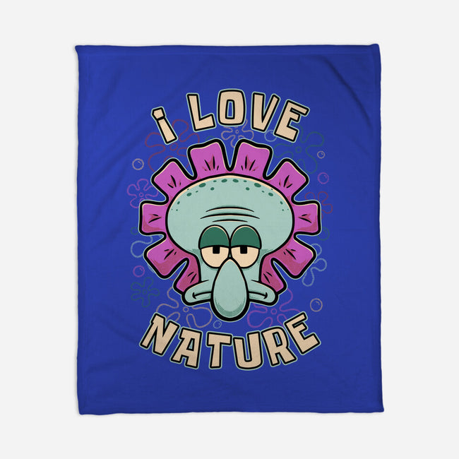 Squid Flower Spring-None-Fleece-Blanket-Studio Mootant