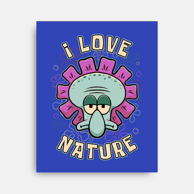 Squid Flower Spring-None-Stretched-Canvas-Studio Mootant