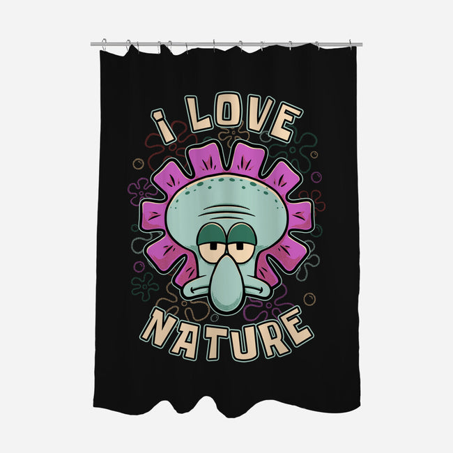 Squid Flower Spring-None-Polyester-Shower Curtain-Studio Mootant