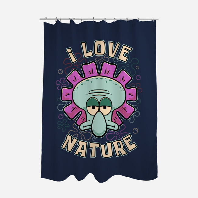 Squid Flower Spring-None-Polyester-Shower Curtain-Studio Mootant