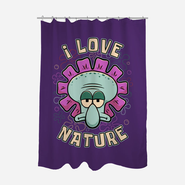 Squid Flower Spring-None-Polyester-Shower Curtain-Studio Mootant