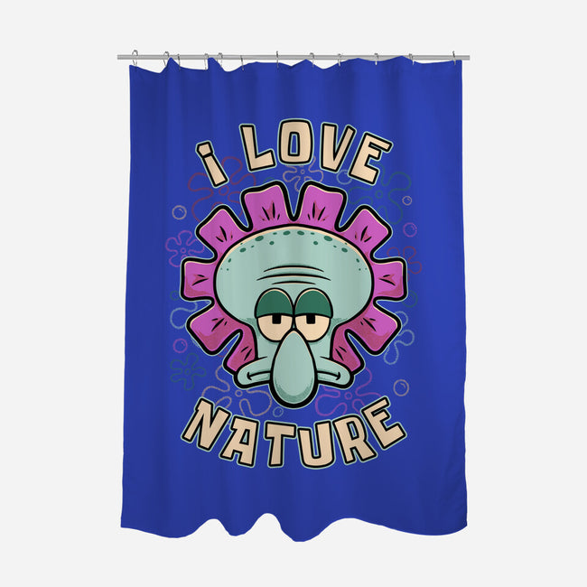 Squid Flower Spring-None-Polyester-Shower Curtain-Studio Mootant
