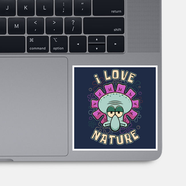 Squid Flower Spring-None-Glossy-Sticker-Studio Mootant