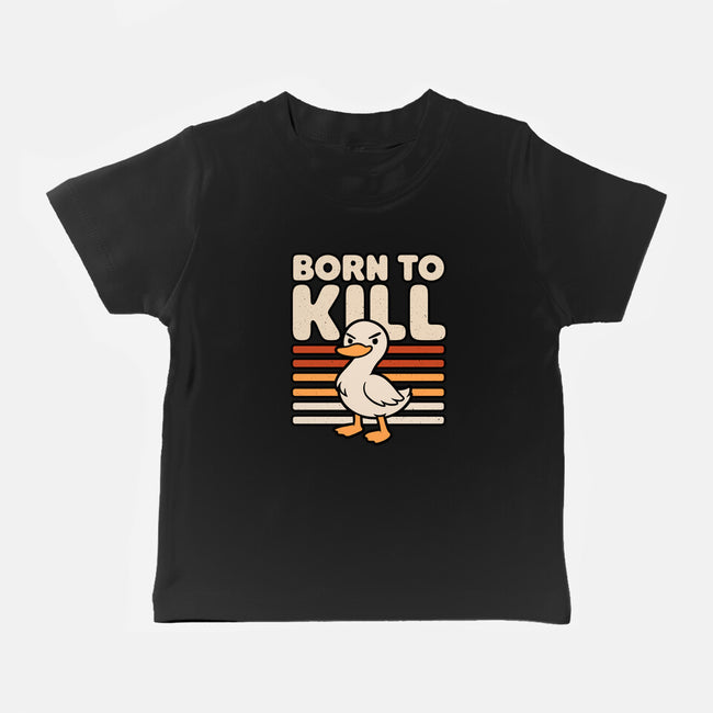 Cute Ironic Duck-Baby-Basic-Tee-Studio Mootant